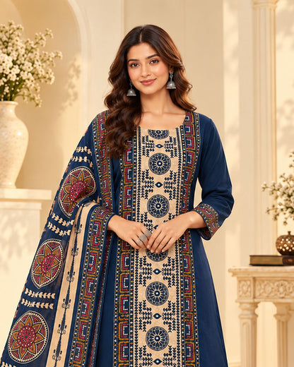 Mandala Grace Navy Blue Suit