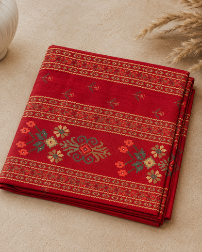 Royal Rust Chanderi Suit