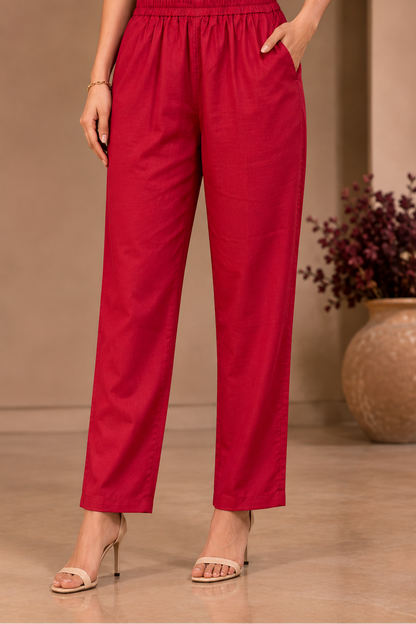 Royal Rust Chanderi Suit