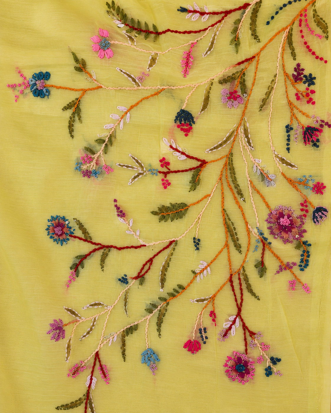 Pista Green Mul Chanderi Suit