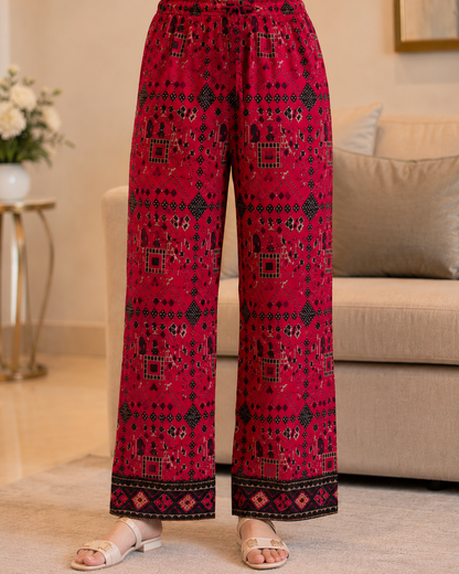 Fuchsia Pink German Rayon Co-ord Set