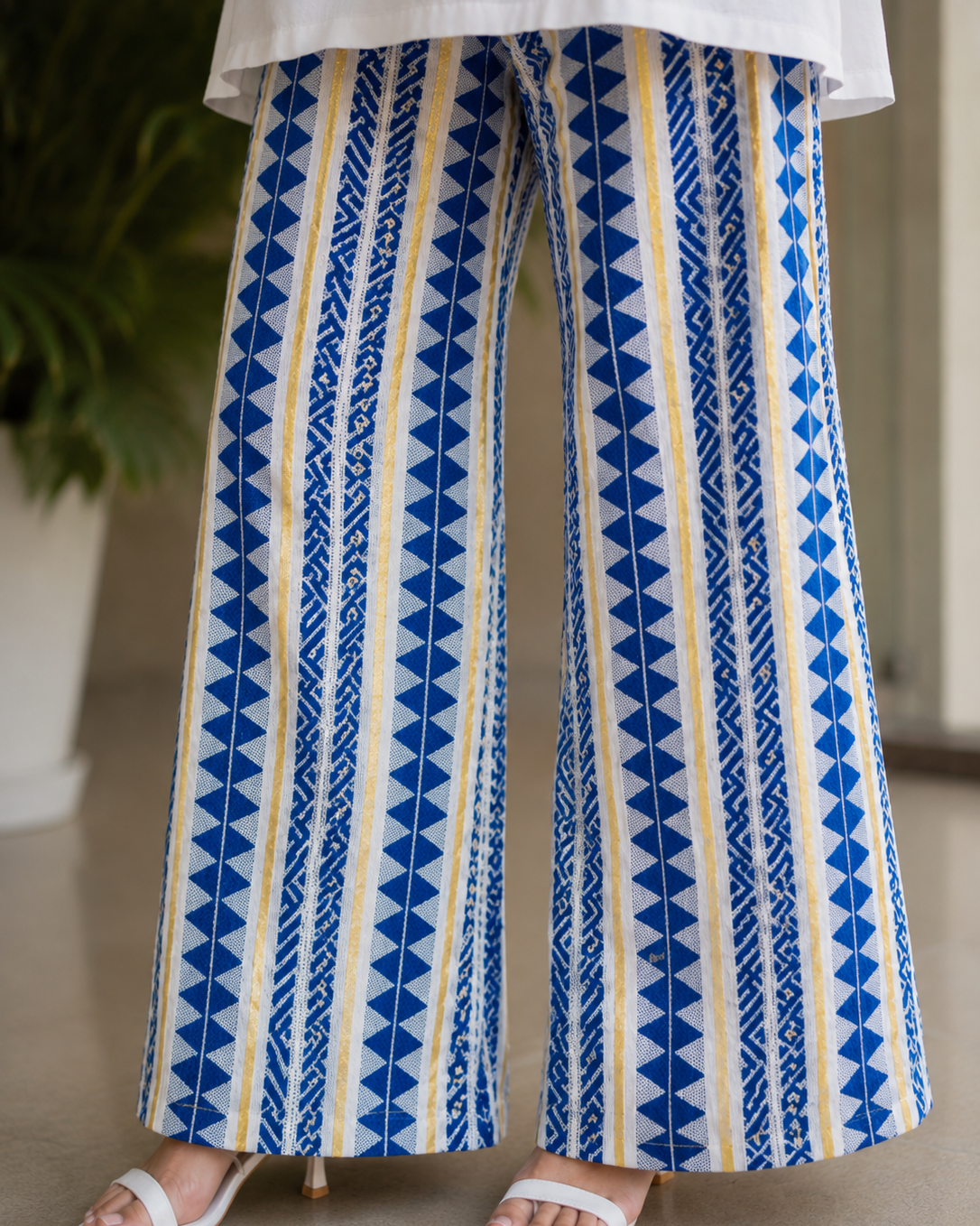 White Linen Co-ord Set