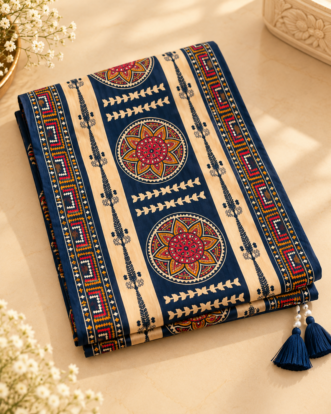 Mandala Grace Navy Blue Suit