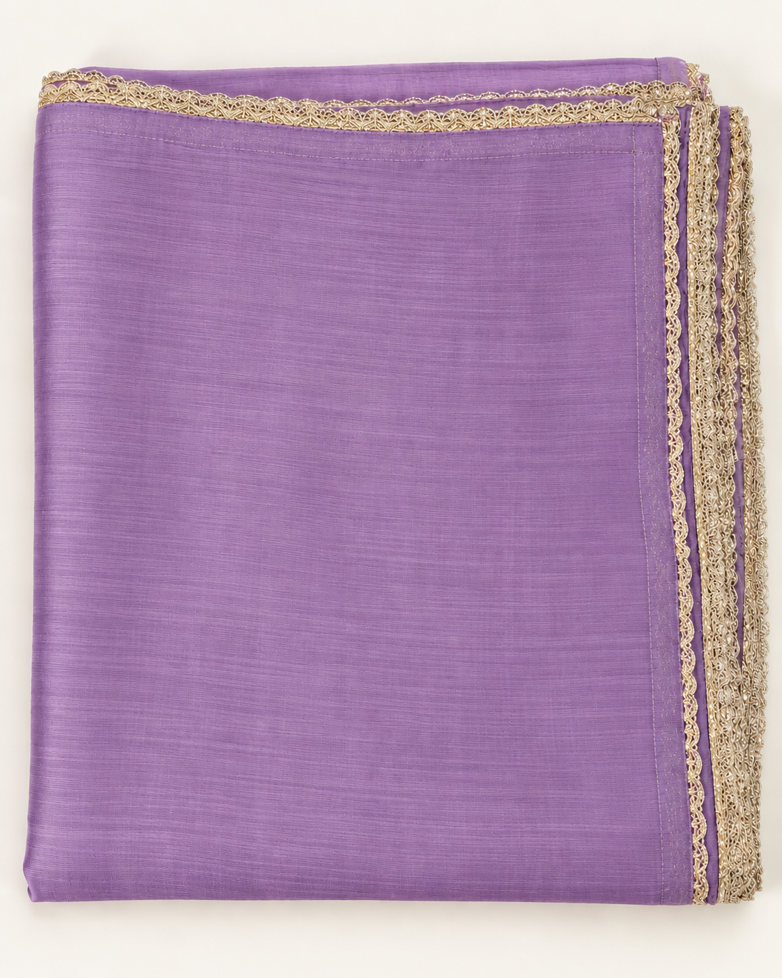 Lavender Mul Chanderi Suit