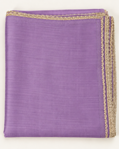 Lavender Mul Chanderi Suit
