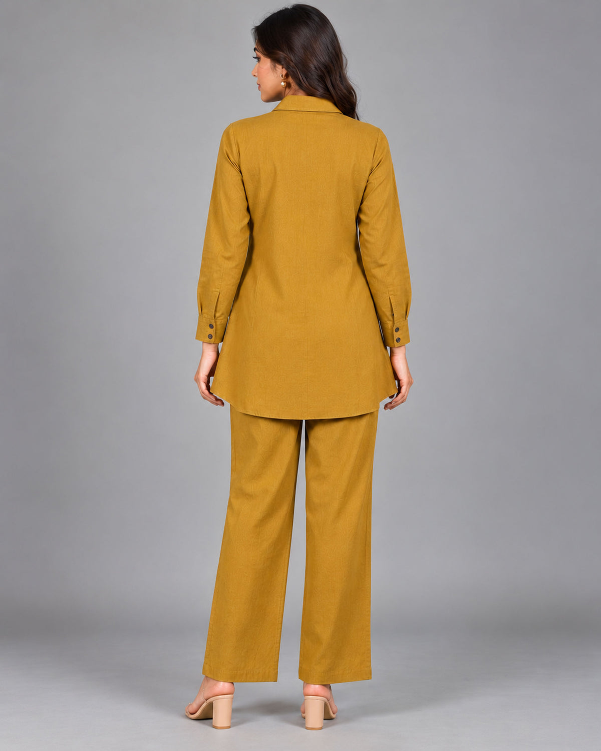 Mustard Cotton Co-Ord Set
